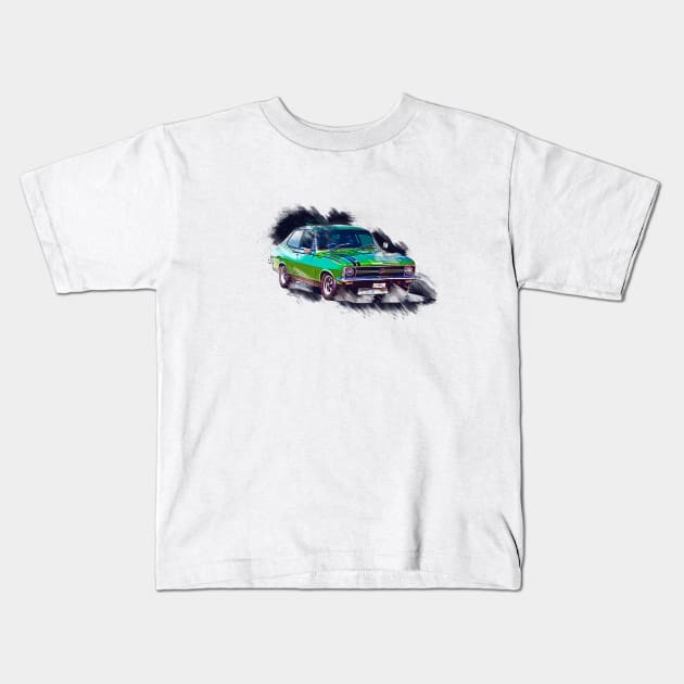 LC Torana GTR XU-1 Kids T-Shirt by Transchroma